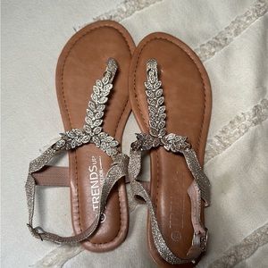 Bejeweled sandals